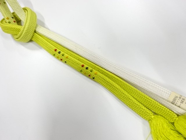 未使用品　正絹　手組帯締め